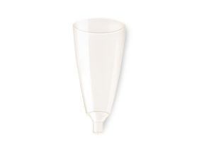 FLÛTE GOBLET  100 cc COMPOSTABLE TRANSPARENT