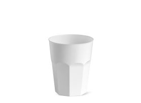 VERRE COCKTAIL 300 cc PP BLANC COULEUR PLEIN