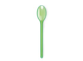 CUCCHIAINO LOLLY RIUTILIZZABILE PS VERDE