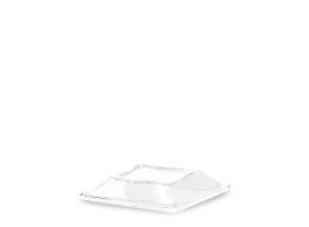 FLAT LID WITHOUT HOLE  PS TRANSPARENT