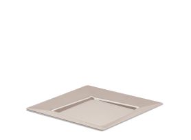 ASSIETTE SPIGOLO PS COULEUR SABLE PLEIN RÉUTILISABLE