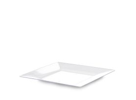 ASSIETTE SPIGOLO PS TRANSPARENT RÉUTILISABLE