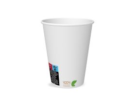 GOBELET EN CARTON 12 oz PAP-PLA OPAQUE WHITE