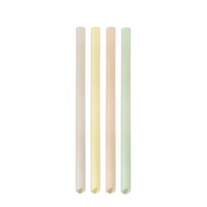 PAILLE BUBBLE TEA COMPOSTABLE MULTICOLOR COULEUR PLEIN