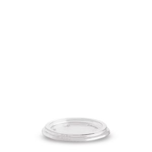 FLAT LID R-PET TRANSPARENT