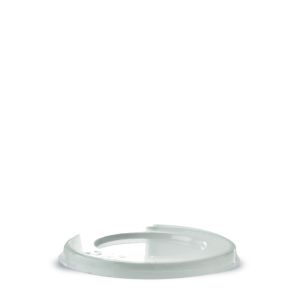 FLAT LID R-PET TRANSPARENT