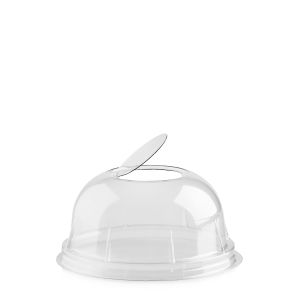 DOME LID R-PET TRANSPARENT