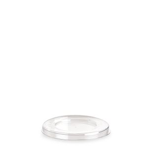 FLAT LID R-PET TRANSPARENT