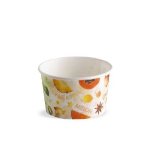 POT EN CARTON 250 cc PAP-PE OPAQUE FRUITS & GO