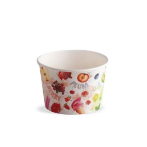 POT EN CARTON 290 cc PAP-PE OPAQUE FRUITS & GO