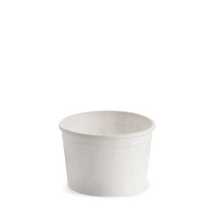 POT EN CARTON COMPOSTABLE 120 cc PAP-PLA OPAQUE AVEC ENCOCHE